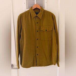 Todd Snyder Green Chartreuse Casual Button Down Shirt